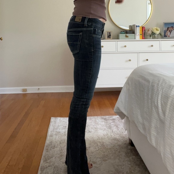 NWOT vintage American Eagle flare leg jeans size 2 - Picture 6 of 6